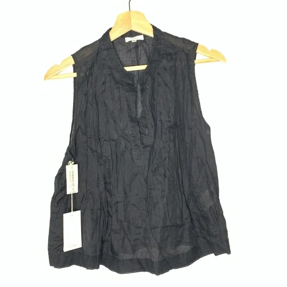 Aritzia Wilfred Corot blouse black xs
